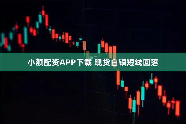 小额配资APP下载 现货白银短线回落